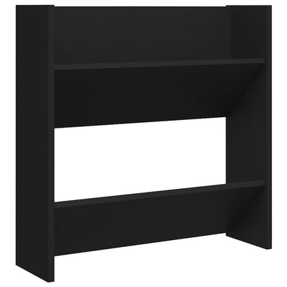 Scarpiere a Muro 4 pz Nere 60x18x60 cm in Legno Multistrato - homemem39