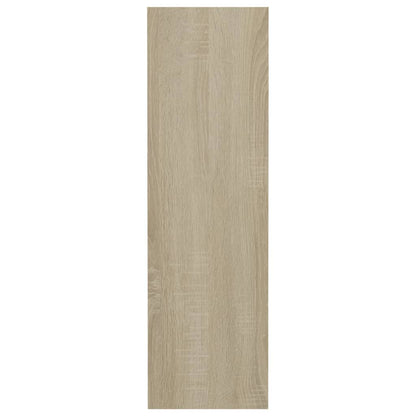 Scarpiere a Muro 2pz Rovere Sonoma 60x18x60cm Legno Multistrato