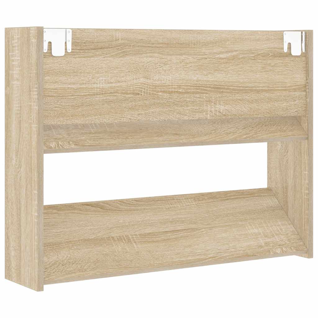 Scarpiera a Muro Rovere Sonoma 80x18x60 cm in Legno Multistrato | homemem39