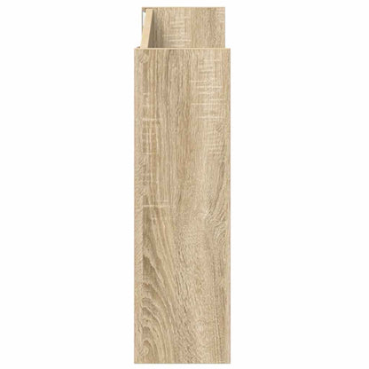 Scarpiere a Muro 2pz Rovere Sonoma 80x18x60cm Legno Multistrato