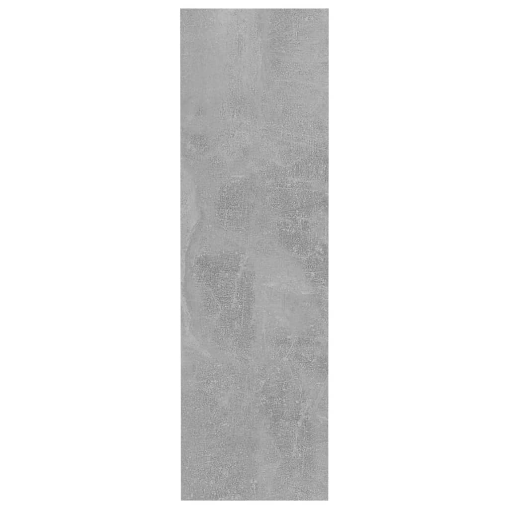 Scarpiera a Muro Grigio Cemento 80x18x60cm in Legno Multistrato - homemem39
