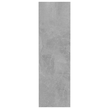 Scarpiera a Muro Grigio Cemento 80x18x60cm in Legno Multistrato - homemem39