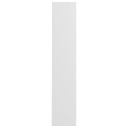 Scarpiere a Muro 2pz Bianche 60x18x90 cm in Legno Multistrato