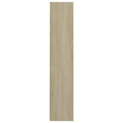 Scarpiere a Muro 2pz Rovere Sonoma 60x18x90cm Legno Multistrato
