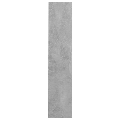 Scarpiere Muro 2pz Grigio Cemento 60x18x90cm Legno Multistrato