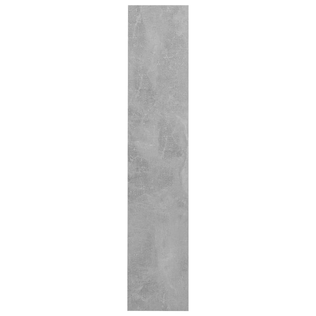 Scarpiere Muro 2pz Grigio Cemento 60x18x90cm Legno Multistrato
