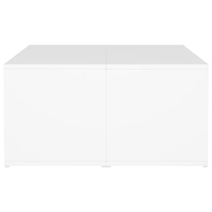 Tavolini da Salotto 4 pz Bianchi 33x33x33 cm in Multistrato