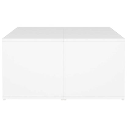 Tavolini da Salotto 4 pz Bianchi 33x33x33 cm in Multistrato