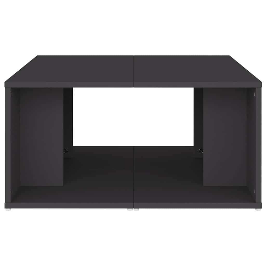 Tavolini da Salotto 4 pz Grigi 33x33x33 cm in Multistrato