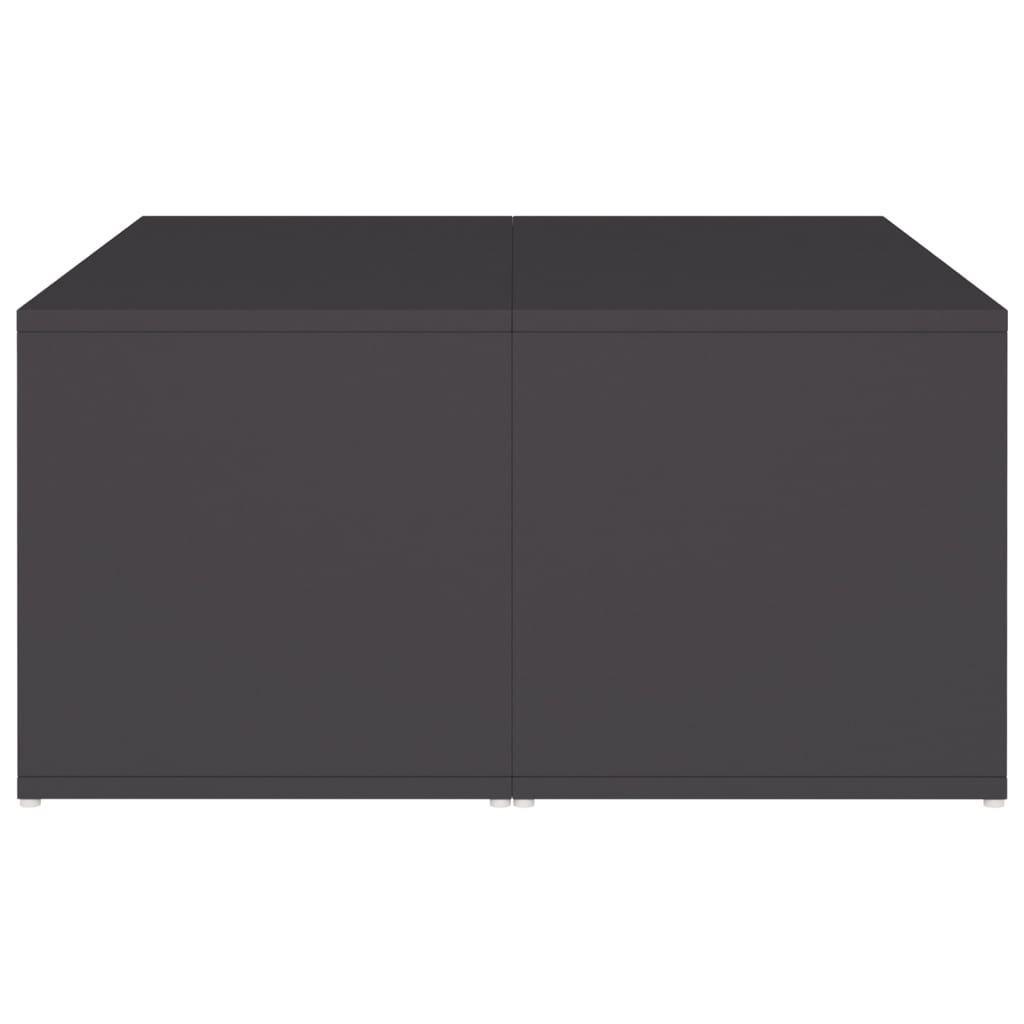 Tavolini da Salotto 4 pz Grigi 33x33x33 cm in Multistrato | homemem39