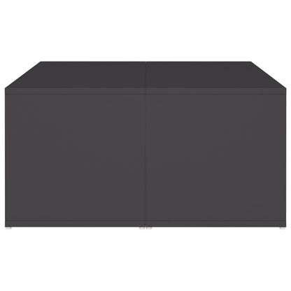 Tavolini da Salotto 4 pz Grigi 33x33x33 cm in Multistrato | homemem39