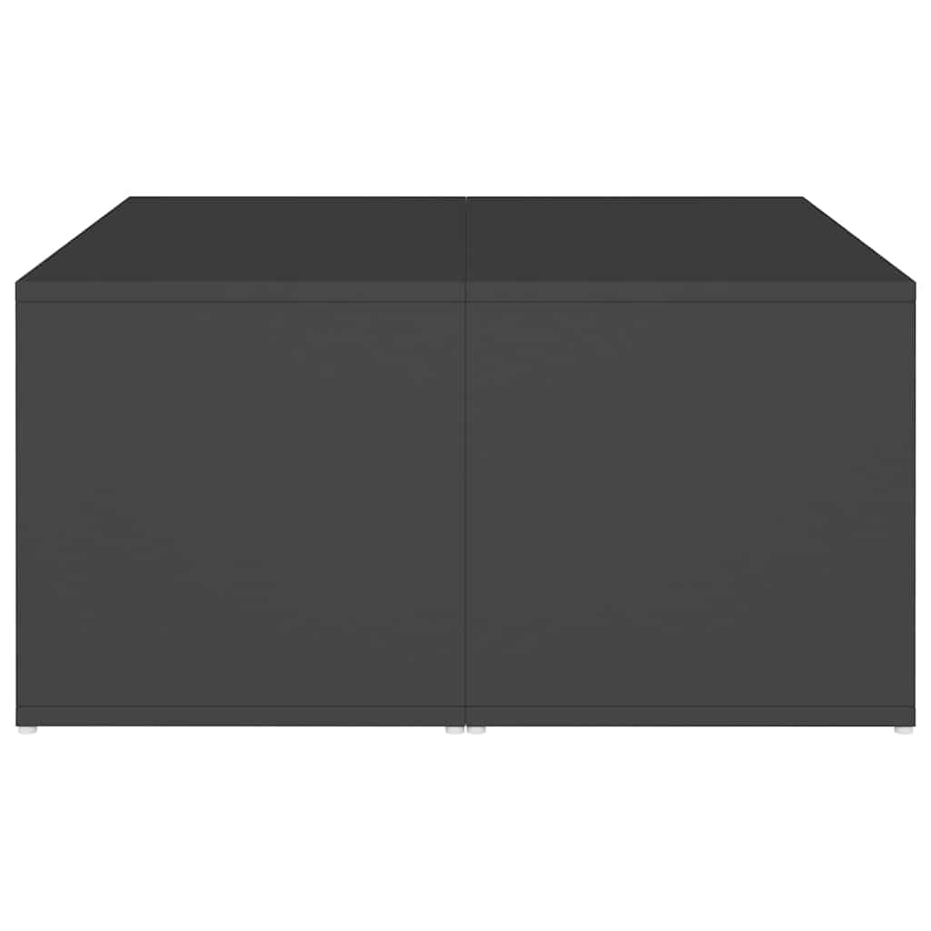 Tavolini da Salotto 4 pz Grigi 33x33x33 cm in Multistrato