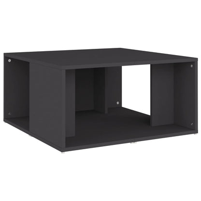 Tavolini da Salotto 4 pz Grigi 33x33x33 cm in Multistrato | homemem39