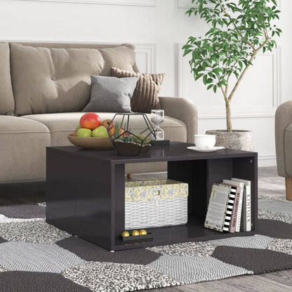Tavolini Salotto 4pz Grigio Lucido 33x33x33cm Legno Multistrato | homemem39
