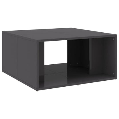 Tavolini Salotto 4pz Grigio Lucido 33x33x33cm Legno Multistrato | homemem39