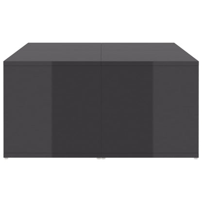 Tavolini Salotto 4pz Grigio Lucido 33x33x33cm Legno Multistrato | homemem39