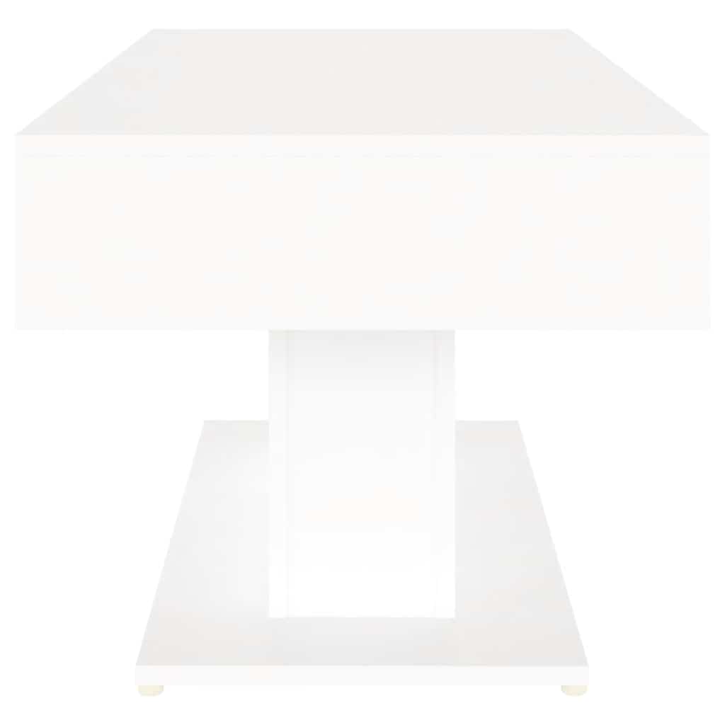 Tavolino da Salotto Bianco 96x50x45 cm in Legno Multistrato | homemem39