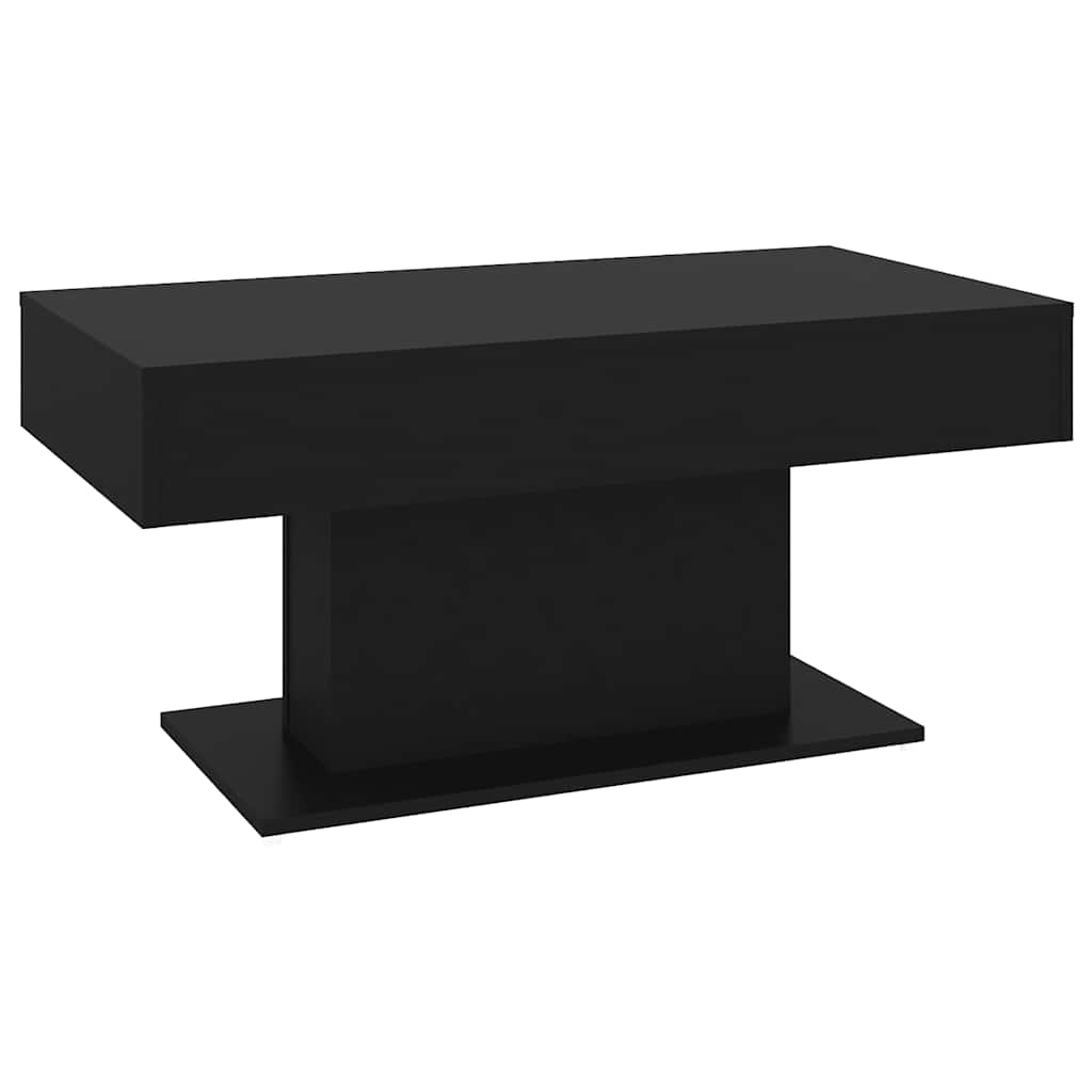 Tavolino da Salotto Nero 96x50x45 cm in Legno Multistrato | homemem39