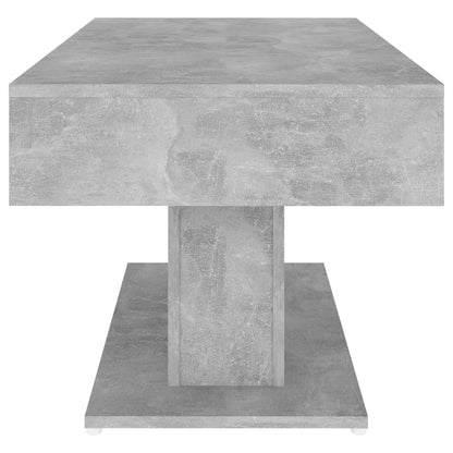 Tavolino da Salotto Grigio Cemento 96x50x45cm Legno Multistrato | homemem39