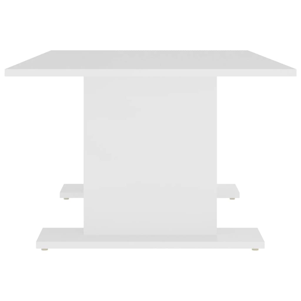 Tavolino da Salotto Bianco 103,5x60x40 cm in Legno Multistrato | homemem39