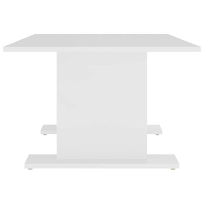 Tavolino da Salotto Bianco 103,5x60x40 cm in Legno Multistrato | homemem39