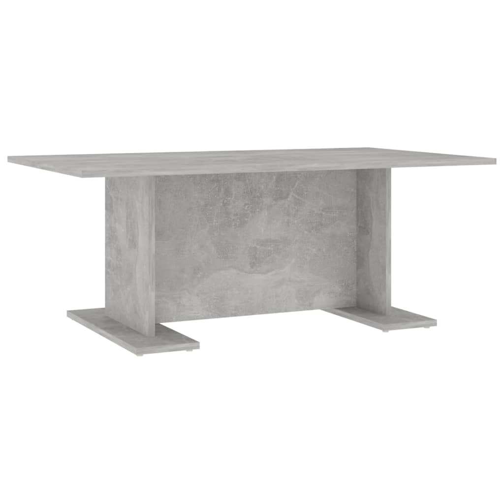 Tavolino Salotto Grigio Cemento 103,5x60x40cm Legno Multistrato | homemem39