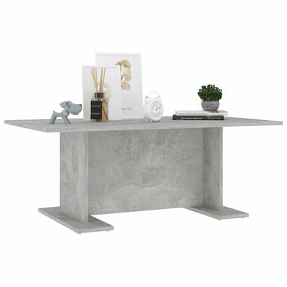 Tavolino Salotto Grigio Cemento 103,5x60x40cm Legno Multistrato