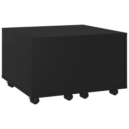 Tavolino da Salotto Nero 60x60x38 cm in Legno Multistrato | homemem39