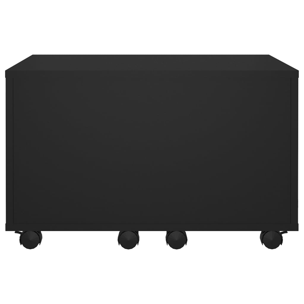 Tavolino da Salotto Nero 60x60x38 cm in Legno Multistrato | homemem39