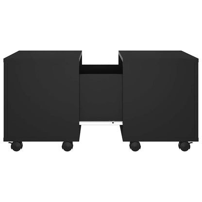 Tavolino da Salotto Nero 60x60x38 cm in Legno Multistrato | homemem39