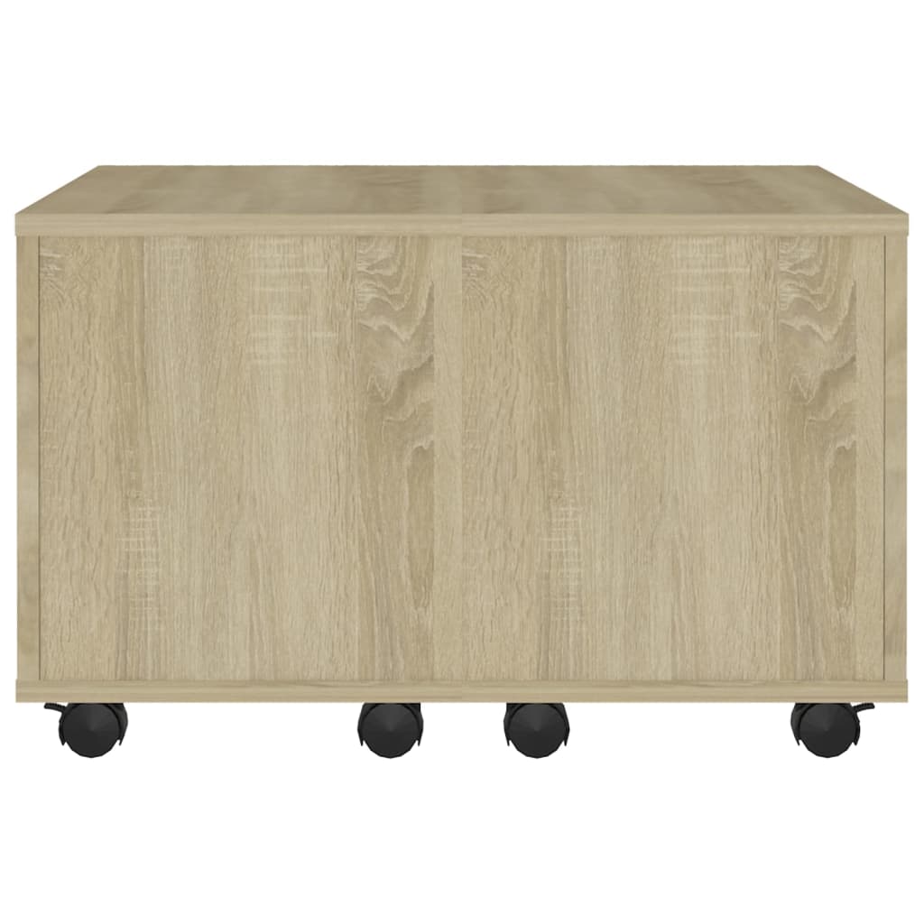 Tavolino da Salotto Rovere Sonoma 60x60x38 cm Legno Multistrato | homemem39
