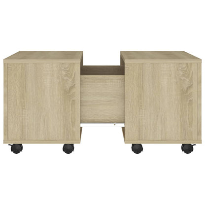Tavolino da Salotto Rovere Sonoma 60x60x38 cm Legno Multistrato | homemem39