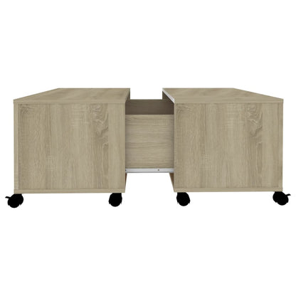 Tavolino da Salotto Rovere Sonoma 75x75x38 cm Legno Multistrato | homemem39
