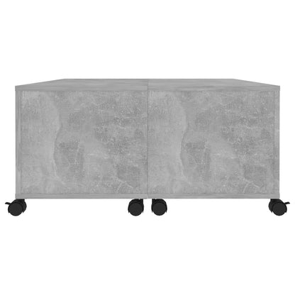 Tavolino da Salotto Grigio Cemento 75x75x38cm Legno Multistrato | homemem39