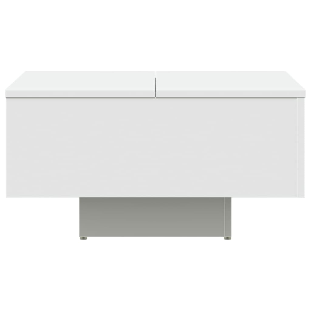 Tavolino da Salotto Bianco 60x60x31,5 cm in Legno Multistrato | homemem39