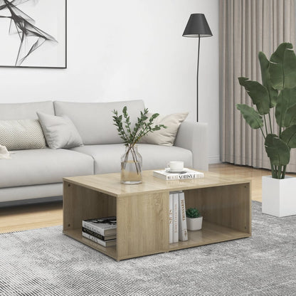 Tavolino da Salotto Rovere Sonoma 90x67x33 cm Legno Multistrato | homemem39