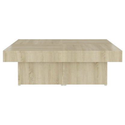 Tavolino da Salotto Rovere Sonoma 90x90x28 cm Legno Multistrato