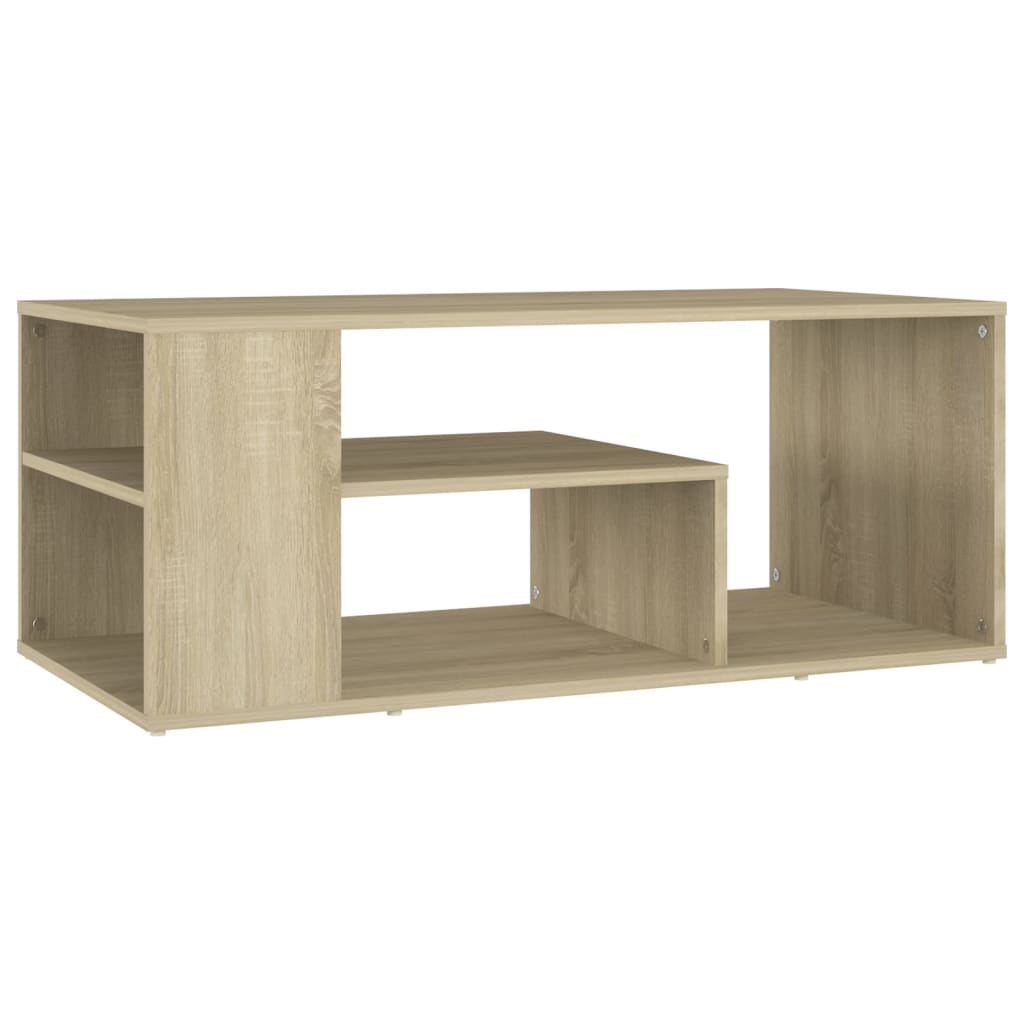 Tavolino da Salotto Rovere Sonoma 100x50x40cm Legno Multistrato | homemem39