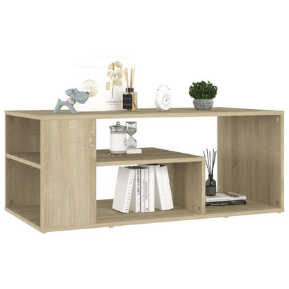 Tavolino da Salotto Rovere Sonoma 100x50x40cm Legno Multistrato | homemem39