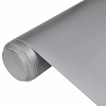 Pellicola per Auto Opaca Argento 100x150 cm | homemem39