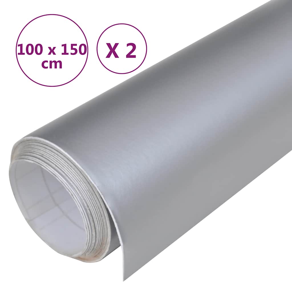 Pellicole per Auto 2pz Argento Opaco 100x150cm | homemem39