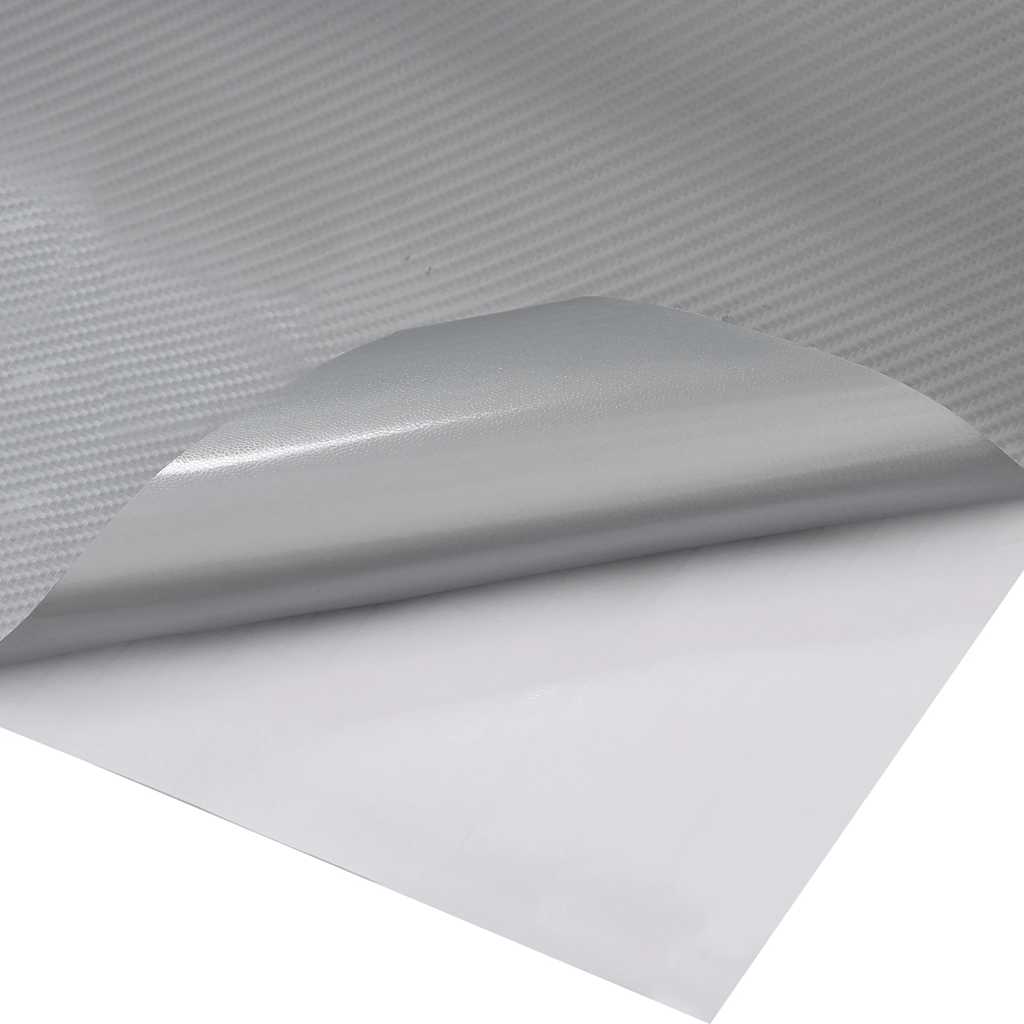 Pellicole per Auto 2 pz 4D Argento 100x150 cm+50x150 cm | homemem39