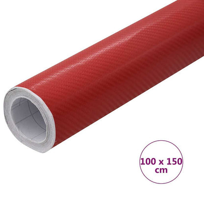 Pellicola per Auto 4D Rossa 100x150 cm | homemem39