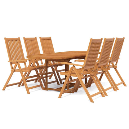 Set Mobili da Pranzo per Giardino 7 pz 160-240 cm