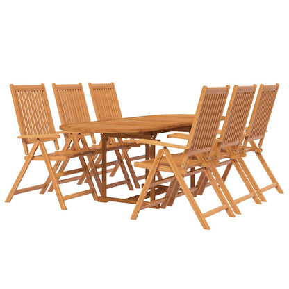 Set Mobili da Pranzo per Giardino 7 pz 160-240 cm