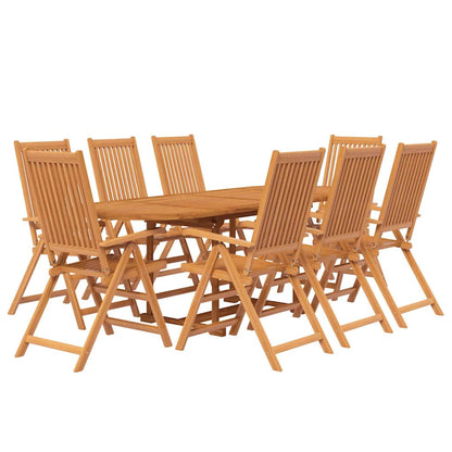 Set Mobili da Pranzo per Giardino 9 pz 160-240 cm