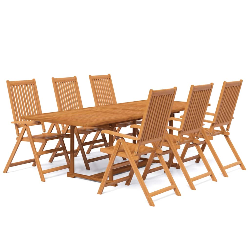 Set Mobili da Pranzo per Giardino 7 pz 160-240 cm