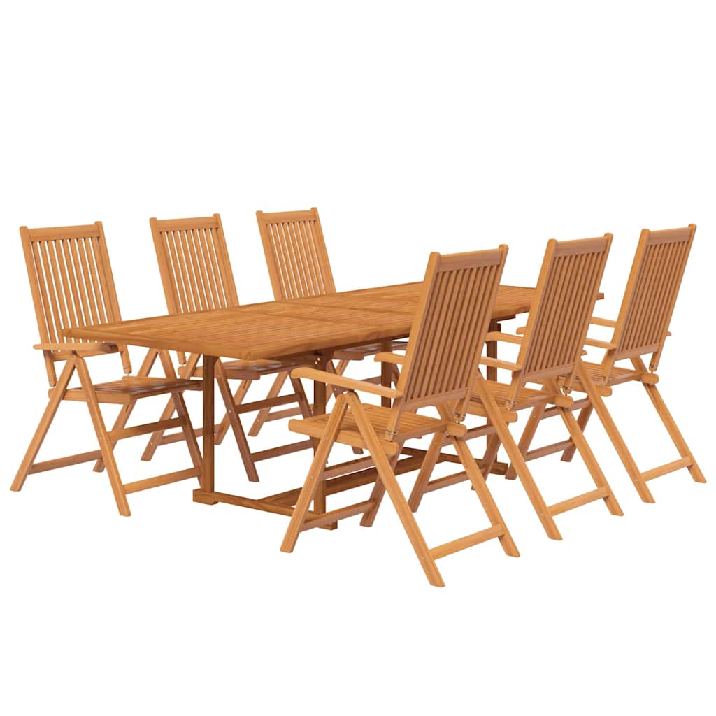Set Mobili da Pranzo per Giardino 7 pz 160-240 cm