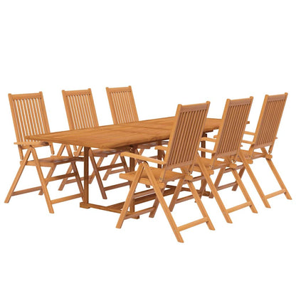 Set Mobili da Pranzo per Giardino 7 pz 160-240 cm
