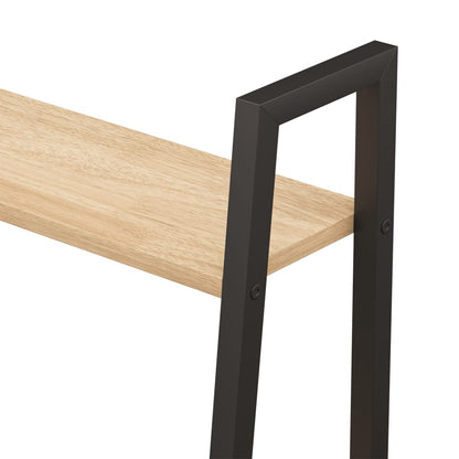 Scaffale Autoportante 5 Ripiani Marrone Chiaro Nero 56x35x174cm | homemem39